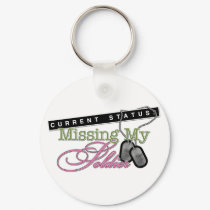 Missing My Soldier keychains