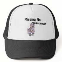 Missing No For President! hats by starwolf Missing No For President! hats