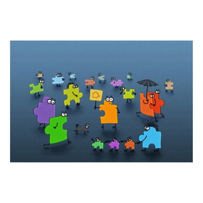 Missing Piece Print by vladstudio