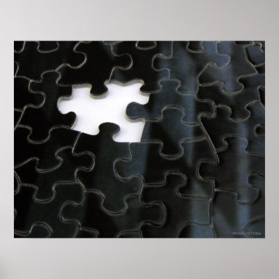 puzzle piece poster