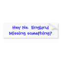 Missing Something? Bumper Sticker bumper stickers by travlbum Missing Something? Bumper Sticker bumper stickers