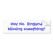 Missing Something? Bumper Sticker bumper stickers