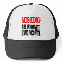 Missing Wife & Corvette Reward for Corvette hats