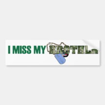 Missing You Brother Bumper Sticker