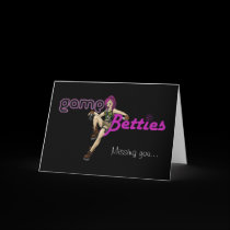 "Missing you" card by GameBetties "Missing you" card
