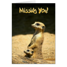 Missing You Card
