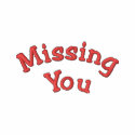 Missing You embroidered shirts