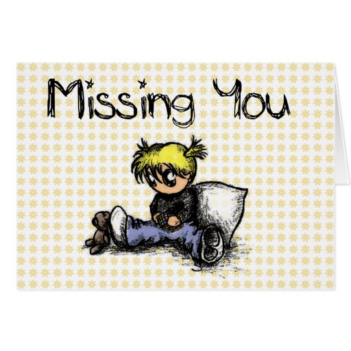 missing you greeting card zazzle missing you greeting card zazzle