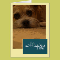 Missing You Greeting Card cards