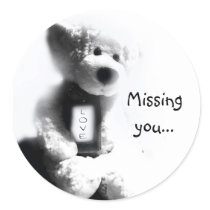 Missing you large stickers by HummingbirdSaint Missing you large stickers