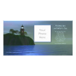 Missing You on Father's Day - Lighthouse Blue Photo Cards