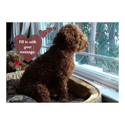 Missing You - Personalize Poster print