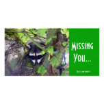 Missing You Customized Photo Card