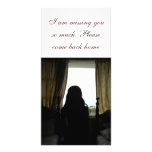 missing you post card photo greeting card