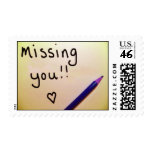Missing you postage
