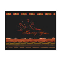 Missing You... Postcard by SherryHolderHunt Missing You... Postcard