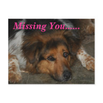 Missing You postcards by wolfmountainstudio Missing You postcards