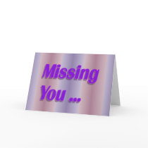 missing you purple cards by DonnaGrayson missing you purple cards