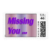 missing you purple postage by DonnaGrayson missing you purple postage