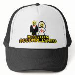 "Mission Accomplished" Marriage (8-bit) hats