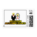"Mission Accomplished" Marriage (8-Bit) stamp