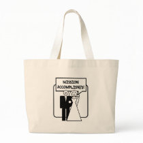 Mission Accomplished Marriage Tote Bag