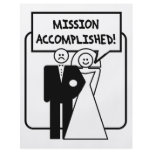 "Mission Accomplished" Marriage flyers