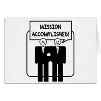 "Mission Accomplished" Marriage (homosexual) cards by corebeammusic "Mission Accomplished" Marriage (homosexual) cards