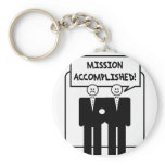 "Mission Accomplished" Marriage (homosexual) Keychain