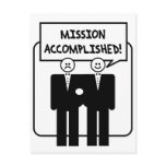 "Mission Accomplished" Marriage (homosexual) Post Cards