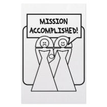 "Mission Accomplished" Marriage (homosexual) stationery by corebeammusic "Mission Accomplished" Marriage (homosexual) stationery