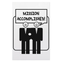"Mission Accomplished" Marriage (homosexual) stationery