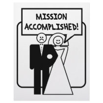 "Mission Accomplished" Marriage Customized Letterhead