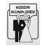"Mission Accomplished" Marriage Customized Letterhead