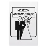 "Mission Accomplished" Marriage Personalized Stationery