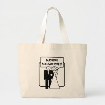 "Mission Accomplished" Marriage Tote Bag