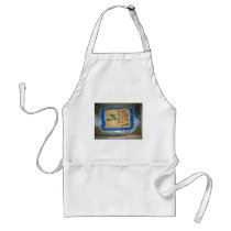 Mission Cake aprons
