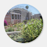 Mission Capistrano Church Construction Walls Fount Refrigerator Magnet