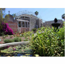 Mission Capistrano Church Construction Walls Fount Acrylic Cut Outs