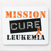 Mission Cure Leukemia mousepads by cancerapparel Mission Cure Leukemia mousepads