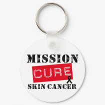 Mission Cure Skin Cancer keychains