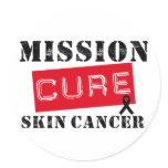 Mission Cure Skin Cancer Sticker