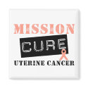 Mission Cure Uterine Cancer magnets