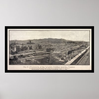 Mission District San Francisco Photo 1906 Posters by lc_panoramicphotos