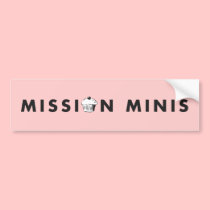 Mission Minis Logo bumper stickers