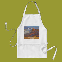 Mission Mountain Montana Apron aprons