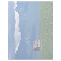 Mission Mountains, Flathead Valley, Montana, USA Letterhead Template