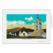 Mission San Antonio de PalaPala, CA Greeting Card