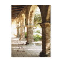 Mission San Juan Capistrano Arches postcards