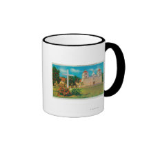 Mission Santa Barbara View Coffee Mugs